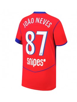 Paris Saint-Germain Joao Neves #87 Replika Tredje Kläder 2025-26 Kortärmad